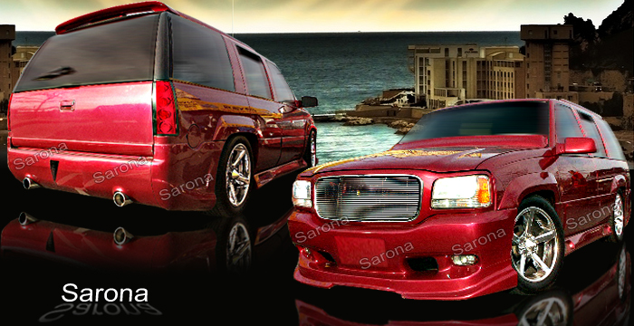 Custom Cadillac Escalade  SUV/SAV/Crossover Body Kit (1999 - 2001) - $1150.00 (Manufacturer Sarona, Part #CD-007-KT)